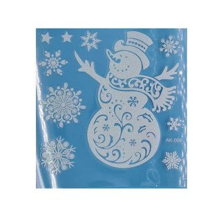 stickers bonhomme de neige