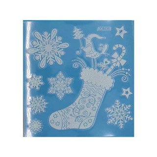 stickers botte de noel