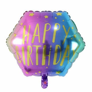 ballon anniversaire pastel