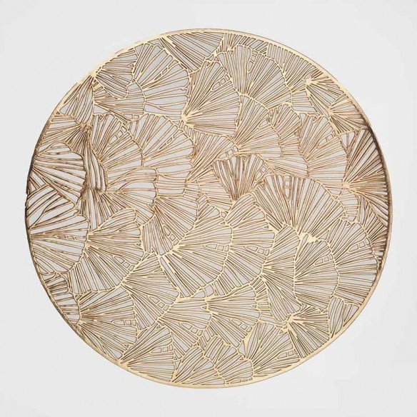 set de table rond gingko set de table rond gingko