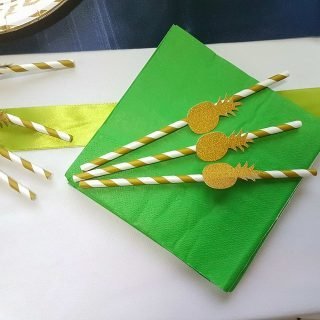 pailles décoratives pour anniversaire adulte