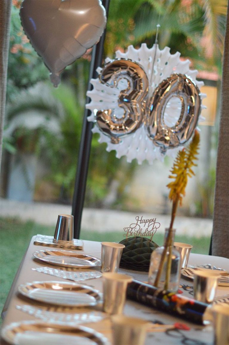 Décoration de fête anniversaire pour 30 ans Blog Tendance Boutik