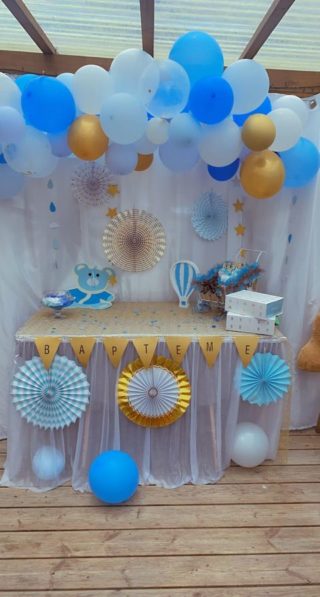decoration bapteme garcon